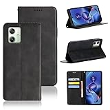 適用 Moto G64 5G / G64Y 5G ケース 手帳型 適用 moto g64 5G 手帳型ケース スマホケース カバー 手帳型 PUレザー カード収納 財布型 耐衝撃 ケース マグネット スタンド機能付き 5色(適用 moto g64 5G ケース 手帳型) (ブラック)