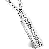 [lapisia] アレルギー対応 ネックレス メンズ プレート ペンダント 316L サージカルステンレス アクセサリー シンプル