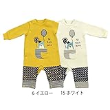 【SiShuNon/シシュノン】ペンギンポケットカバーオール ペンギン ポケット カバーオール 80 6 イエロー