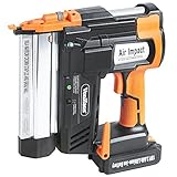 VonHaus 2 in 1 Cordless Brad Nailer & Stapler Kit - Includes 2Ah 18V Li-Ion Battery, Charger & 200 N