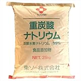 ［NICHIGA(ニチガ)］ 国産重曹 25ｋｇ 食品添加物 東ソー製 重炭酸ナトリウム / 炭酸水素ナトリウム TK7