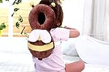 赤ちゃん　かわいいリュック　ドーナツマット　ブルー　ケア　安全　セーフティ　守る　保護　ヘッド　　キッズ乳児　幼児　頭を保護できる　ごっつん防止やわらかリュック　怪我防止　よちよち歩きの赤ちゃんにぴっ