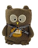 Towel Treat Plush Blanket, Owl