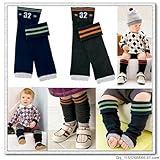 第32回男の赤ちゃん幼児のレギンスレッグアームウォーマーのきつい靴下 (オレンジ)