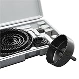 日曜大工の幅が広がる！キレイな円（穴あけ）が簡単にできる！◇木工用16PCSホールソーセット