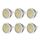 Ruanyi 6本のMR16 48LED 7W 600-700LM 2835SMD装飾的な暖かい白いクールな白自然な白LEDスポットライトAC / DC 12V ( 色 : Cool White )