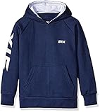 STX Boys' Little Boys' Fleece Pullover Hoodie Navy/White 5/6 [並行輸入品]