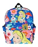 KBNL 不思議の国のアリス 12インチ デラックス 特大プリント デイパック A21310 Mサイズ, マルチカラー, デイパックバックパック。