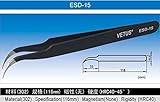 新しい 2 台の PC でピンセット ESD 15 静電気防止のストレートチップ ESD 15 HRC 40