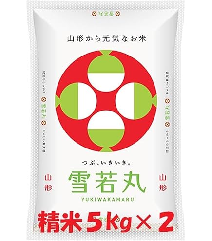 Amazon.co.jp: 令和7年産 山形県産 雪若丸 精米 5kg : 食品・飲料・お酒