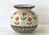 ポーリッシュポタリー (ポーランド食器) 花瓶S フラワーポット 高さ約9.5cm | CW1-ALC57