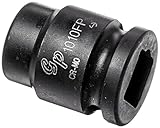 Grey Pneumatic (1010FP) 3/8' Drive x 5/16' Square Female Pipe Plug Socket [並行輸入品]