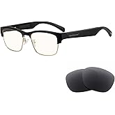 GenXenon Bluetooth Audio Smart Glasses, Blue Light Glasses for women and men