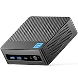 SkyBarium N-BOX PRO N100 ミニPC 16GB LPDDR5 512GB SSD, Type-C (フル機能) Mini PC 4コア4スレ最大3.4GHz 4K 60Hz 3画面同時出力 豊富なポート HDMI/DP/USB*4/LAN*2(2.5G+1000M), WiFi 6 、BT5.2 (N100 16G/512G)