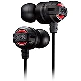 JVCケンウッド JVC HA-FX1X-BR イヤホン 有線 ブラック&レッド カナル型 XXシリーズ パワフル 重低音 専用ハードケース付 カーボン振動版 クリア