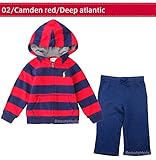 ポロ ラルフ ローレン　Cotton terry hoodie & pant set　パーカー上下セット　ボーダー　男の子　【320617040001】　Polo Ralph Lauren　（サイズ：