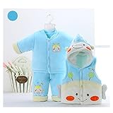 ベビー服　冬服　3点セット　長袖　かわいい　出産祝い　厚手 (80ｃｍ)
