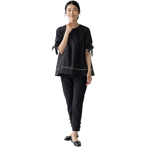 Amazon | [ソーノ] クラシック フローイングフレアブラウス