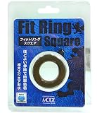 フィットリング スクエア【スモーク】