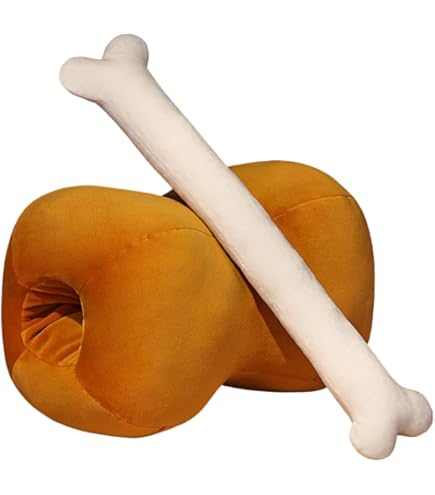 Amazon.co.jp: 骨付き肉 ぬいぐるみXL プレミアムDX クッション マンガ