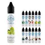 プルプラ 国産 電子タバコ リキッド 便利な目盛付きボトル VAPE リキッド工房 (30ml, マスカット)