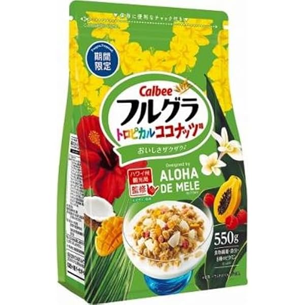 Amazon.co.jp: カルビー フルグラトロピカルココナッツ味 600g×6袋