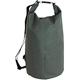 WHATNOT ドライバッグ 30L 防水バッグ ドラム型 オリーブ 無地 収納袋 アウトドア 防災 登山 旅行用 肩掛け 手提げ リュック バック