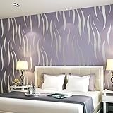 Aruhe Textured Wallpaper, Modern Non-Woven 3D Wave Pattern Environmental Protection Wallpaper Bricks