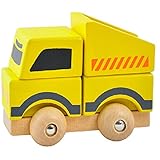 （AxiEr）木製の積み木の車　クルマが解体できる　交通工具認識　パーティー 玩具　親子のゲーム　男女兼用 子供玩具 ままごと　正規品　おもちゃ　男の子　 女の子 　赤ちゃん　ゲーム　キッズ　子供の遊