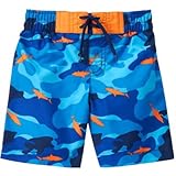 クレイジーエイト Crazy 8/ シャークカモスイムトランクス ブルー 水着 6～12ヶ月【並行輸入】