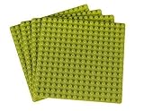 Premium Light Green 5" x 5" Construction Base Plates - 4 Pack Bundle - (LEGO? Compatible) [並行輸入品]