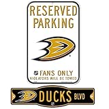 Anaheim Ducks NHLプラスチックSigns – 2パック