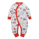 DWSIOOW　ベビー服　ロンパース　可愛いプリント　カバーオール　着ぐるみ　変身　長袖　斜め襟　前全開　スナップボタン付き　ジュニア　シンプル　女の子　男の子　出産祝い　プレゼント (ネズミ, 3M