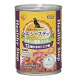 アイリスオーヤマ ヘルシーステップ 13歳以上用チキン&野菜・ささみ 375g φ75×103mm 62-0908-75