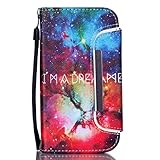 UNEXTATI Galaxy S4 Mini ケース 手帳型ケース 2 in 1 高級PUレザー 耐衝撃 全面保護 Samsung Galaxy S4 Mini ケース カバー Caseレッド, P