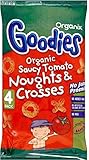 Organix Goodies Organic Saucy Tomato Noughts & Crosses 12mth+ (4x15g) Organixは、有機生意気なトマトの三目をグッズと12Mt