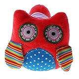 Kesoto 全８種類 がらがら おもちゃ 子とも 柔らかい - スイカの赤