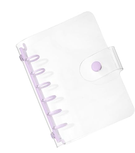 【1点限り】ダブルリングバインダー　ブラック　リフィル　クリップ付き Amazon | PATIKIL A7 クリアバインダーカバー 柔軟なPVC製