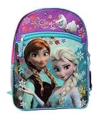Disney Frozen Princess Elsa and Anna School Backpack [並行輸入品]