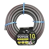 TOYOX 散水ホース トヨフィットホースBK ねじれにくい 10m ブラック FTH-1510BK