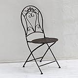 ブランティーク　ブラウンアイアンチェア　2脚セット SPL-6627DBR-2P(SST)