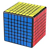 マジックキューブ8x8ステッカースムーズスピードパズルツイストブレインティーザーIQおもちゃ子供用高速スムーズターニングベスト3Dパズルマジックおもちゃ