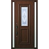 YKKAP 断熱玄関ドア ヴェナート[Aタイプ] 両袖FIX D3仕様[ドア高23タイプ]:U04型[幅1235mm×高2330mm]