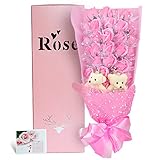 YOBANSA 造花 フレグランス ソープ フラワー プレゼント 花束 石鹸 薔薇 枯れない 花 バラ ブーケ プレゼント 結婚祝い 誕生日 母の日 父の日 定年祝い 還暦祝い 新築祝い 送別会 メッ