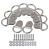 RdExPシルバーメタル画像フォトフレームミラーフックハンガーダブル穴ネジ付き10個パック D Ring Single Hole RDN267582016