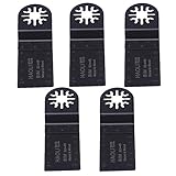 5pcsユニバーサル32mm HCS + HSSブラック振動マルチツール木製カッターソーブレードフェインドルレール用ボッシュTCH