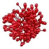人工 花 ダブルヘッド 雄しべ 真珠箔 工芸品 1束=（150個）