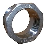 LASCO 32 – 2716ステンレススチール六角削減ブッシングwith 2インチオスパイプねじと1 1 / 2インチメスパイプスレッド