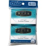 エリエール　ローションティシュー　贅沢保湿爽快メントール　２４枚（１２組）×４袋パック×４個セット