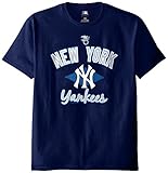 MLBニューヨークヤンキースメンズ58t Tシャツ、ネイビー、ミディアム